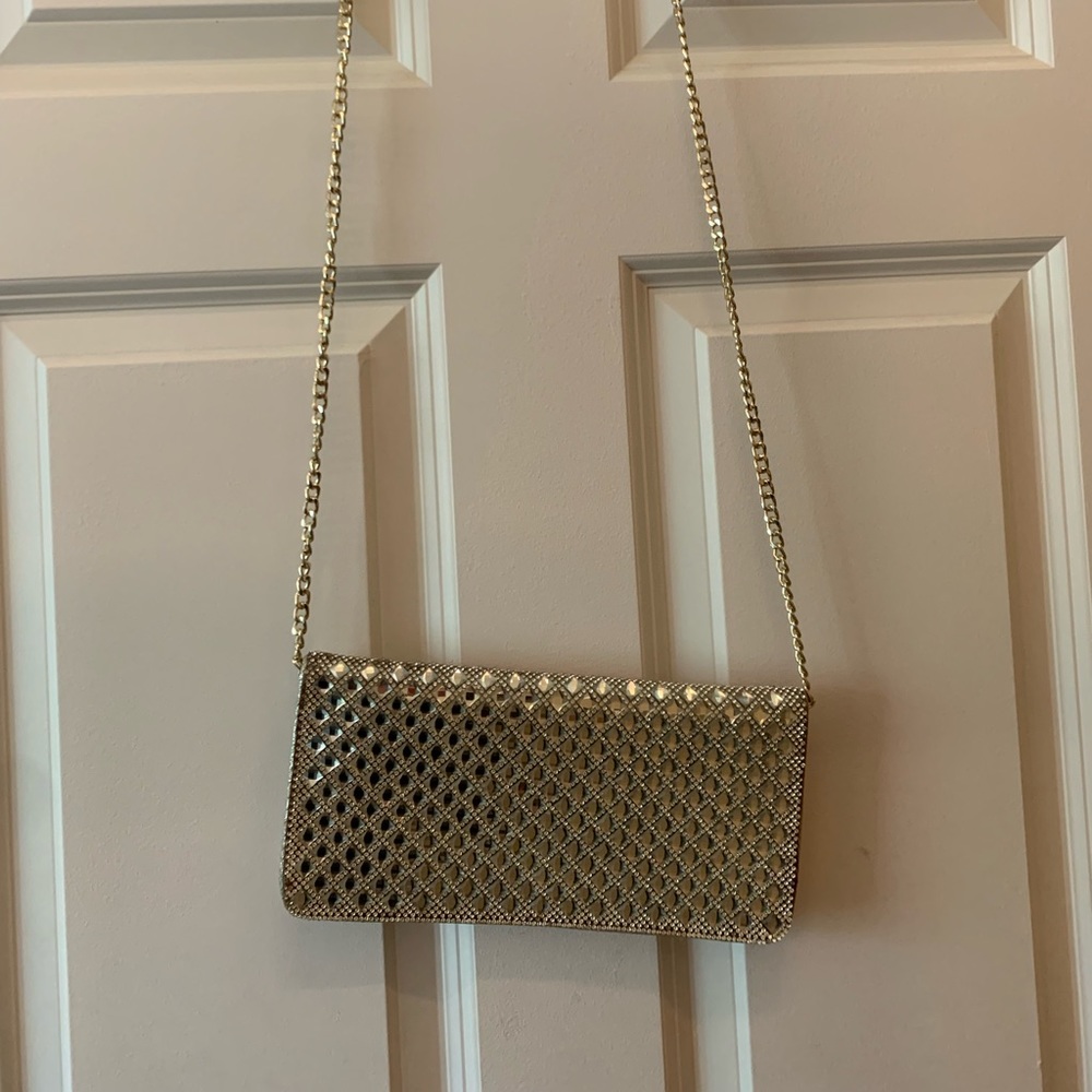 Metallic Gold Evening Bag